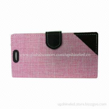 Wallet Case for Samsung S5, Made of PU Material, OEM and ODM Orders Welcomed